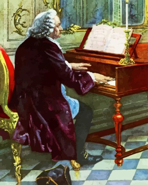 Pianist Johann Bach Diamond Dotz