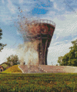 Vukovar Water Tower Diamond Painting