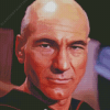 Jean Luc Picard Character Diamond Painting