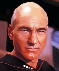 Jean Luc Picard Character Diamond Painting