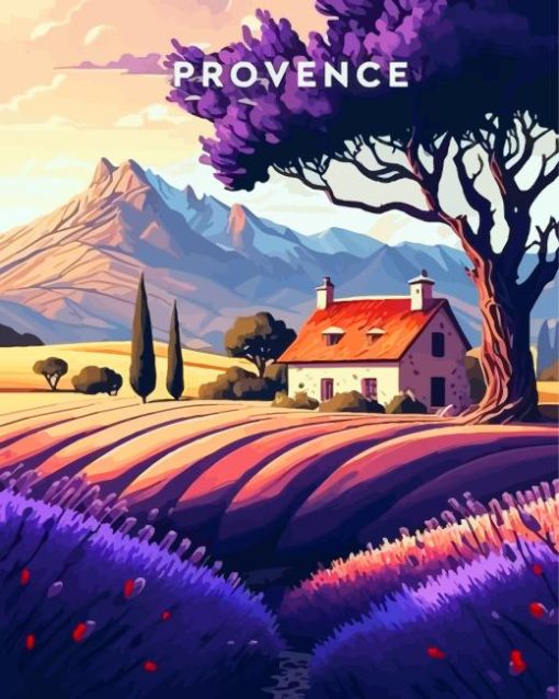 France Provence Travel Diamond Painting