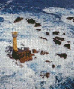 Longships Lighthouse Diamond Painting