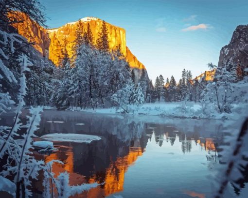 Merced River Diamond Painting