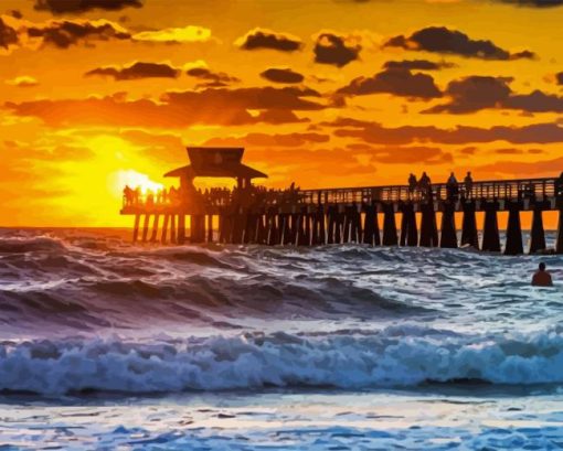 Naples Pier Diamond Painting