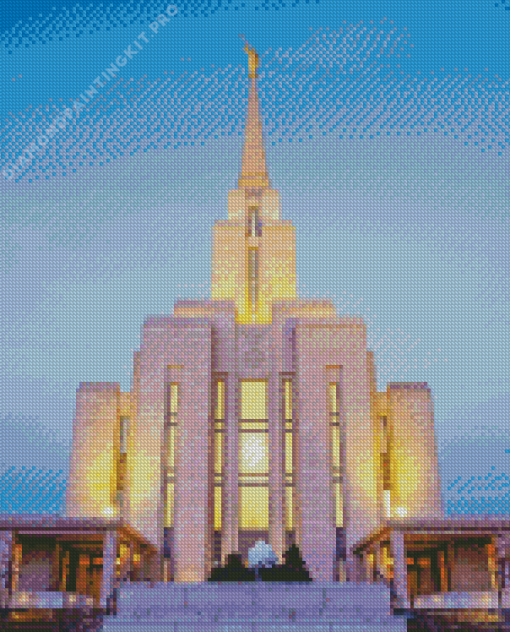 Oquirrh Temple Diamond Painting