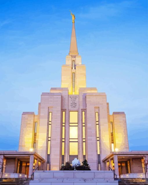 Oquirrh Temple Diamond Painting