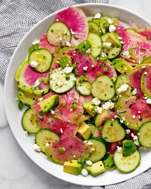 Radish Salad Diamond Painting