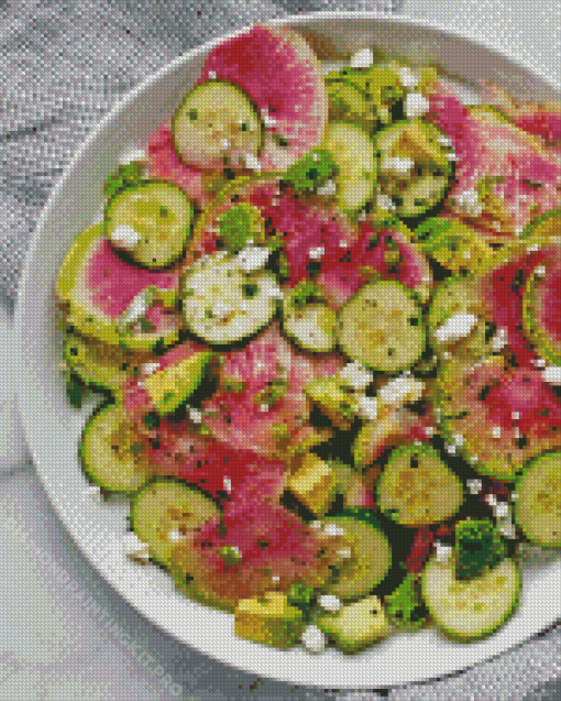 Radish Salad Diamond Painting