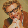 Simon Baker Actor Diamond Painting