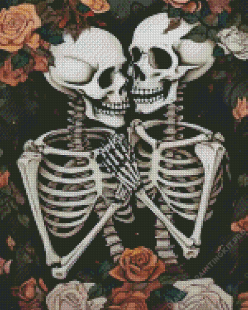 Skeleton Couple Diamond Painting