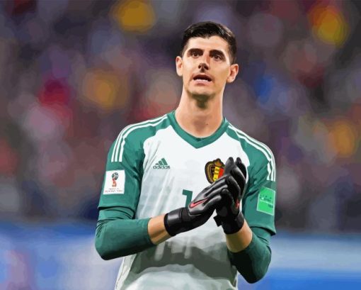 Thibaut Courtois Diamond Painting