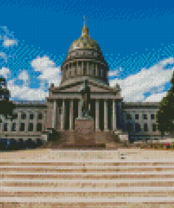 West Virginia Capitol Diamond Painting