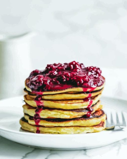 Blackberries Pancake Diamond Painting