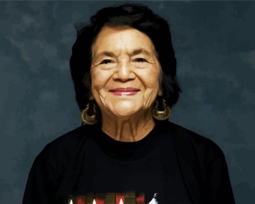 Dolores Huerta Diamond Painting