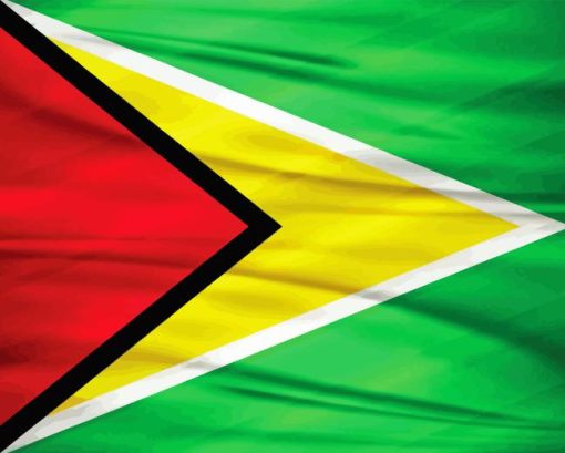 Guyana Flag Diamond Painting