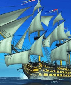 HMS Victory Diamond Painting