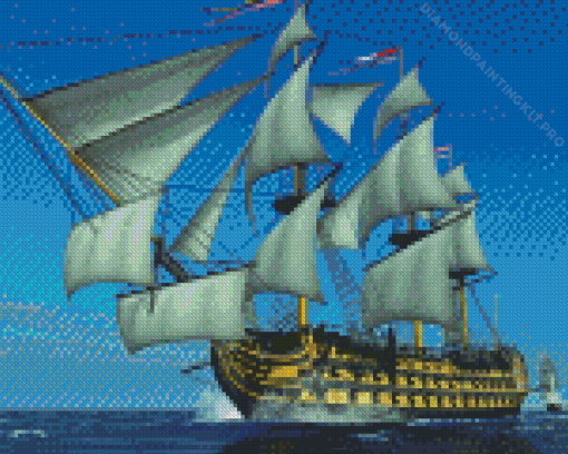 HMS Victory Diamond Painting