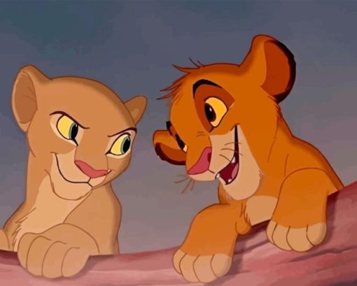 Nala and Simba Diamond Painting