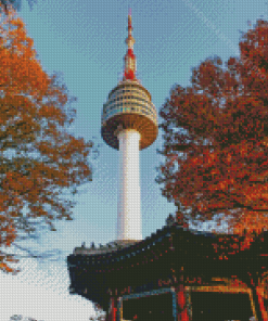 Namsan Tower Diamond Painting