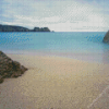 Porthcurno Beach Diamond Painting