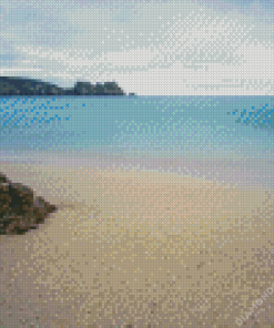 Porthcurno Beach Diamond Painting