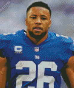 Saquon Barkley Diamond Painting