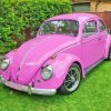 Pink Volkswagen Diamond Painting