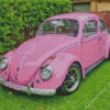 Pink Volkswagen Diamond Painting