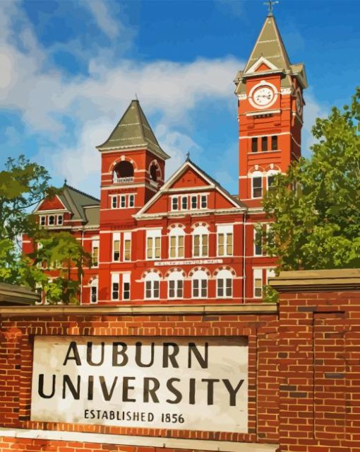 Auburn University Alabama Diamond Painting