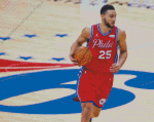 Ben Simmons Philadelphia Diamond Painting