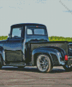 Black 1955 Ford Diamond Painting