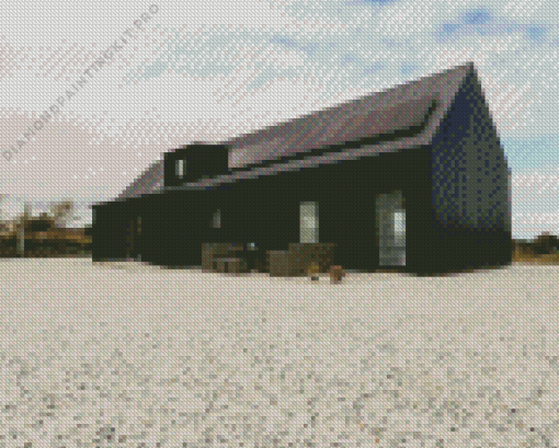 Black Barn Diamond Painting