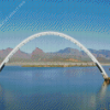 Bridge in Roosevelt Lake Diamond Painting