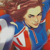 Captain Peggy Carter Diamond Painting