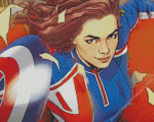 Captain Peggy Carter Diamond Painting