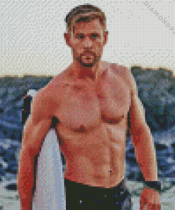 Chris Hemsworth The Actor Diamond Painting