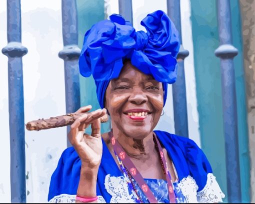 Cuban Woman Diamond Painting