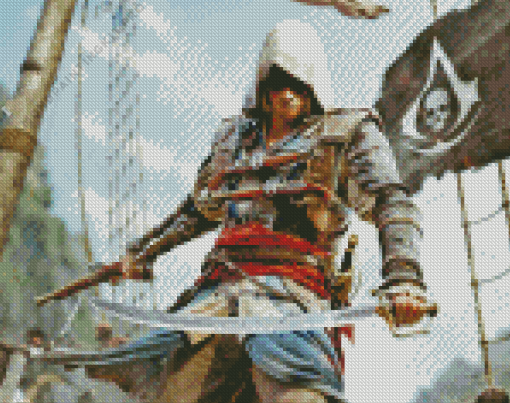 Edward Kenway Assassin Creed Diamond Painting