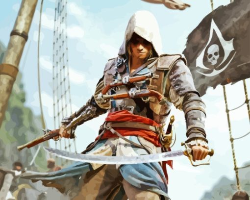 Edward Kenway Assassin Creed Diamond Painting