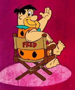 Fred Flintstones Cartoon Diamond Painting