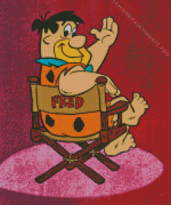 Fred Flintstones Cartoon Diamond Painting