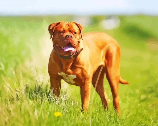 Mastiff Dog Diamond Painting