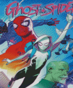 Ghost Spider Poster Diamond Painting