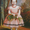 Girl in Pink Dress Diamond Painting