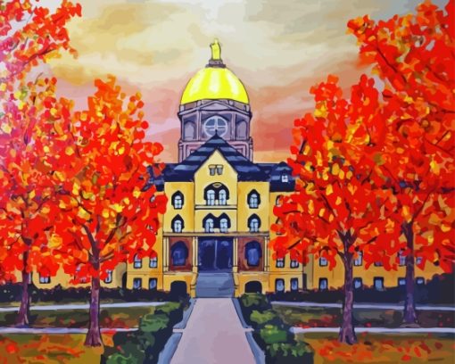 Golden Dome Poster Diamond Painting