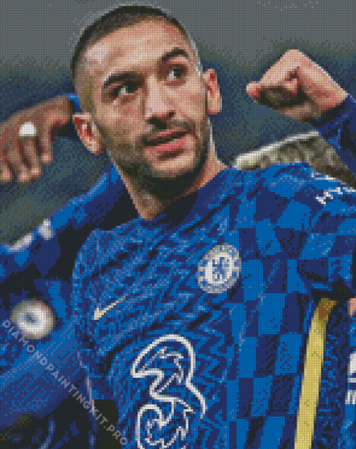 Hakim Ziyech Diamond Painting