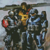 Halo Reach Game Art Diamond Painting