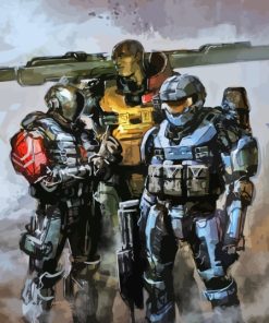 Halo Reach Game Art Diamond Painting