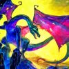 Maleficent Dragon Art Diamond Painting