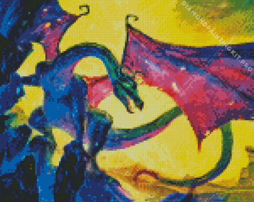 Maleficent Dragon Art Diamond Painting